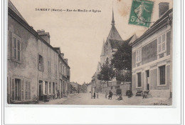 DAMERY - Rue Du Moulin Et Eglise - Très Bon état - Other & Unclassified