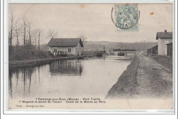 DEMANGE AUX EAUX : Pont Treillis - Magasin Et Atelier Du Toueur - Canal De La Marne Au Rhin - Très Bon état - Other & Unclassified