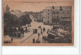 CHAUVIGNY - Le Marché - Arrivée Route De Poitiers - Très Bon état - Chauvigny