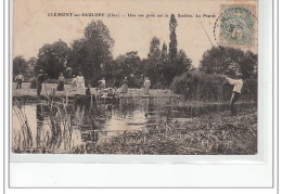 CLEMONT SUR SAULDRE - Une Vue Prise Sur La Sauldre - La Prairie - PECHE - Très Bon état - Clémont