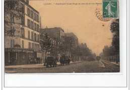 CLICHY - Boulevard Victor Hugo Et Coin De La Rue Martre - Très Bon état - Clichy