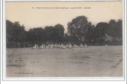 BLOIS : Grand Concours De Gymnastique - Juillet 1910 - Très Bon état - Blois