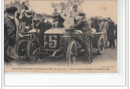 BOULOGNE SUR MER - Coupe Des Voiturettes 25 Juin 1911 - Voiture Rigal Alimentée D'Automobiline - état - Boulogne Sur Mer