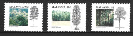 MALAISIE. N°475-7 De 1992. Arbres. - Árboles