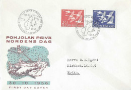 Postzegels > Europa > Zweden > 1951-60 > Brief Met No. 418-419 (17089) - Briefe U. Dokumente