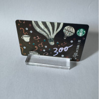 Starbucks Card Taiwan 300 Branches Celebrate 2014 - Cartes Cadeaux