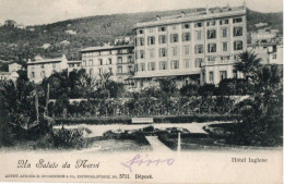 UN SALUTO DA NERVI - HOTEL INGLESE - F.P. - Genova