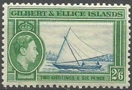 GILBERT Y ELLICE YVERT NUM. 48 * NUEVO CON FIJASELLOS - Isole Gilbert Ed Ellice (...-1979)