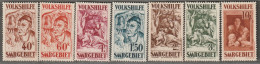 SARRE - N°141/7 **/* (1931) Série : Au Profit Des Oeuvres Populaires. - Unused Stamps