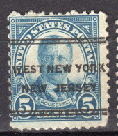 NJ-736; USA Precancel/Vorausentwertung/Preo; WEST NEW YORK (NJ), Type 247 - Prematasellado