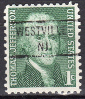 NJ-744; USA Precancel/Vorausentwertung/Preo; WESTVILLE (NJ), Type 841 - Voorafgestempeld