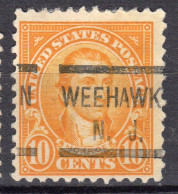 NJ-728; USA Precancel/Vorausentwertung/Preo; WEEHAWKEN (NJ), Type 513 - Préoblitérés