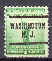 NJ-720; USA Precancel/Vorausentwertung/Preo; WASHINGTON (NJ), Type 205 - Vorausentwertungen