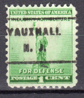 NJ-708; USA Precancel/Vorausentwertung/Preo; VAUXHALL (NJ), Type 717 - Préoblitérés