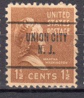 NJ-704; USA Precancel/Vorausentwertung/Preo; UNION CITY (NJ), Type 704 - Preobliterati