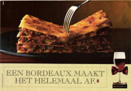 BORDEAUX - EEN BORDEAUX MAAKT HET HELEMAAL AF. - Publicité