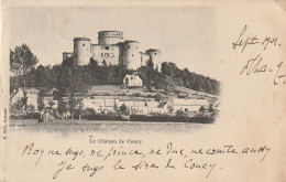 AA+ -(02) LE CHATEAU DE COUCY - CORRESPONDANCE 1901 - Otros & Sin Clasificación