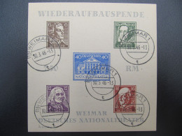 SBZ Block Nr. 3B, 1945, Gestempelt, Mi 220€ *DEL2046* - Oblitérés
