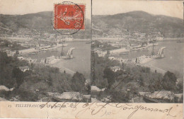 AA+ -(06) VILLEFRANCHE  - VUE GENERALE - CARTE STEREO - Villefranche-sur-Mer