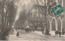 AA+ -(06) NICE - AVENUE DE LA GARE - EGLISE NOTRE DAME - ANIMATION  - Monuments, édifices