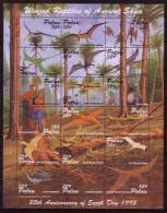PALAU MI-NR. 888-905 ZD-Bogen POSTFRISCH(MINT) FLUGSAURIER 1995 - Palau