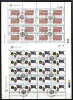 Zypern 582-583 Gestempelt Als Kleinbögen, Cept, Ersttagssonderstempel #JV027 - Used Stamps