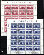 Färöer 97-98 Gestempelt Als Kleinbögen, Cept, Ersttagssonderstempel #JV029 - Färöer Inseln