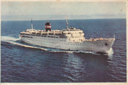 AA+ 13- PAQUEBOT " KAIROUAN " , ALGERIE TUNISIE - Passagiersschepen