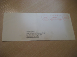 LISBOA 1963 To Figueira Da Foz CITROEN Auto Car Meter Mail Cancel Cut Cuted Cover PORTUGAL - Brieven En Documenten