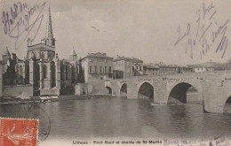 AA+ 15-(11) LIMOUX - PONT NEUF ET ABSIDE DE ST MARTIN - Limoux