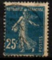 FRANCE    -   1907 .   Y&T N° 140r Oblitéré.  Papier  GC - Used Stamps