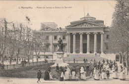 AA+ 17-(13) MARSEILLE - PALAIS DE JUSTICE ET STATUE DE BERRYER - ANIMATION - NURSES - Canebière, Stadscentrum