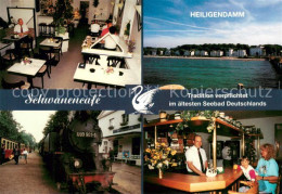 73650496 Heiligendamm Ostseebad Schwanencafe Gaststube Inselbahn Bar Heiligendam - Heiligendamm