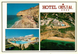 73650446 Carvoeiro Hotel Cristal Swimming Pool Strand Fliegeraufnahme Carvoeiro - Other & Unclassified