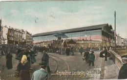 AA+ 20-(16) ANGOULEME - LES HALLES CENTRALES - ANIMATION - CARTE COLORISEE - Angouleme