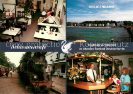 73650410 Heiligendamm Ostseebad Schwanencafe Gaststube Inselbahn Bar Heiligendam - Heiligendamm