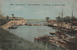 AA+ 21-(17) ILE D' OLERON - LE CHATEAU - LE BASSIN A FLOT - CARTE COLORISEE - Ile D'Oléron