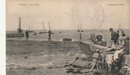 AA+ 21-(17) FOURAS - LA JETEE - ANIMATION - TAMPON MAJOR GENERAL , ROCHEFORT - Fouras-les-Bains