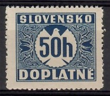 Slovakia 1939 Mi Por 6 MNH  (LZE4 SLKpor6) - Sin Clasificación