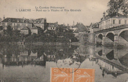 AA+ 25-(19) LARCHE - PONT SUR LA VEZERE ET VUE GENERALE - Autres & Non Classés