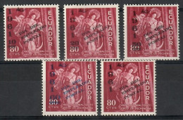 Ecuador 1963 Mi 1117-1121 MNH  (ZS3 ECD1117-1121) - Christianity