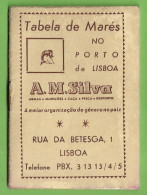 Lisboa - Calendário De 1961 De A. M. Silva - Portugal - Formato Grande : 1961-70