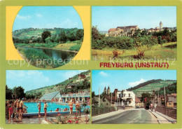 73650174 Freyburg Unstrut Weinberg Blick Zur Neuenburg Freibad Unstrutbruecke Fr - Freyburg A. D. Unstrut
