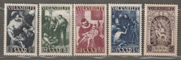 SARRE - N°263/7 ** (1949) Au Profit Des Oeuvres Populaires - Unused Stamps