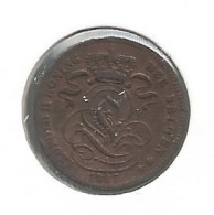 LEOPOLD II * 1 Cent 1887 Vlaams * Prachtig * Nr 12921 - 2 Centimes