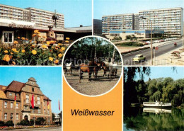 73649983 Weisswasser Oberlausitz Wohnkomplex Am Wasserturm Kaufhaus Tiergarten R - Weisswasser (Oberlausitz)