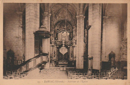 AA+ 45-(33) BARSAC - INTERIEUR DE L'EGLISE - Otros & Sin Clasificación