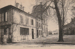 AA+ 46-(33) COUTRAS - L'HOTEL DES POSTES - EDIT. VUES ARTISTIQUES L. GARDE , LIBOURNE - Otros & Sin Clasificación