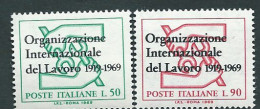 Italia 1969; Organizzazione Internazionale Del Lavoro. Serie Completa - 1961-70: Neufs