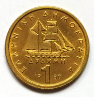 Grèce - 1 Drachme 1980 - Grèce